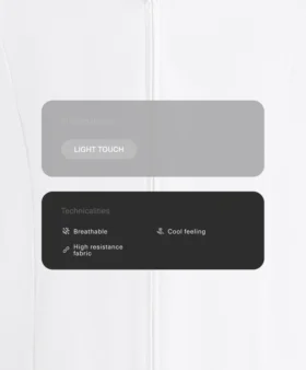 Veste technique courte et Light Touch