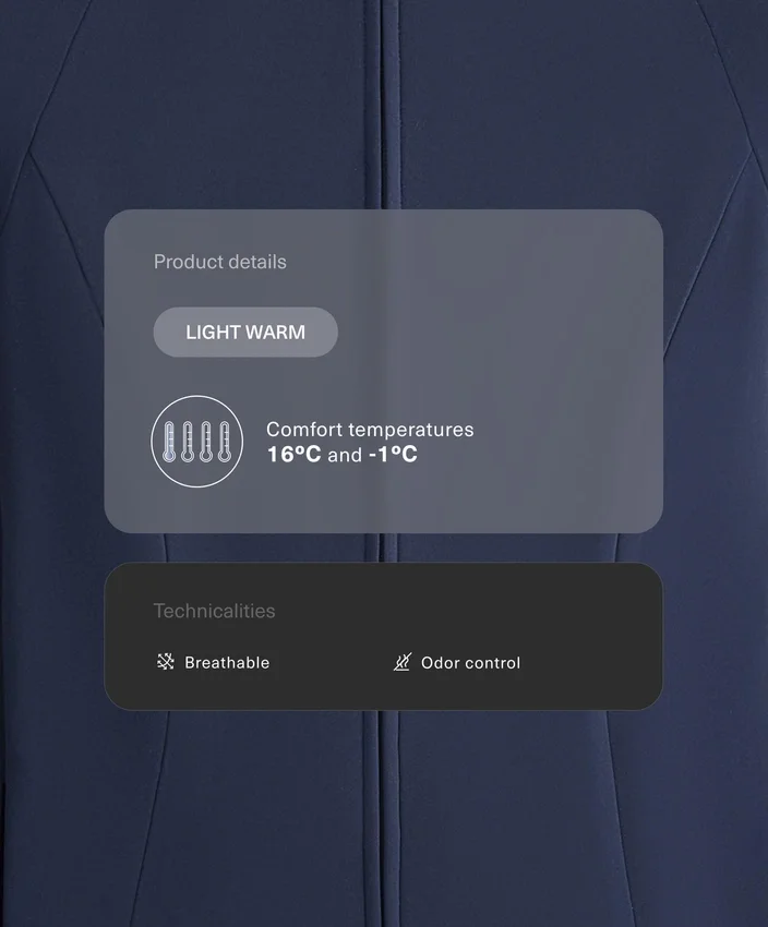 Veste technique légère et chaude Veste technique légère et chaude