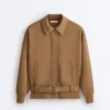 Veste utilitaire en sergé avec ceinture