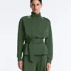Veste utilitaire en twill avec ceinture