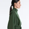 Veste utilitaire en twill avec ceinture