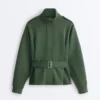 Veste utilitaire en twill avec ceinture