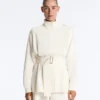 Veste utilitaire longue avec ceinture en sergé Veste utilitaire longue avec ceinture en sergé