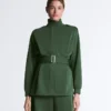 Veste utilitaire longue avec ceinture en sergé Veste utilitaire longue avec ceinture en sergé