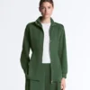 Veste utilitaire longue avec ceinture en sergé Veste utilitaire longue avec ceinture en sergé