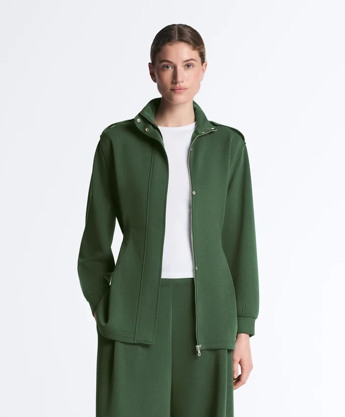 Veste utilitaire longue avec ceinture en sergé Veste utilitaire longue avec ceinture en sergé
