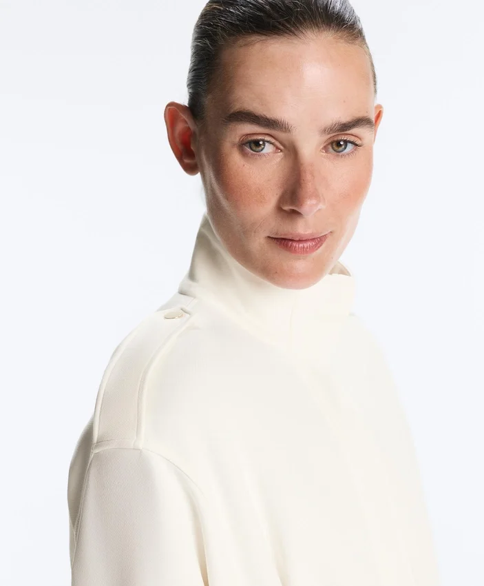 Veste utilitaire longue avec ceinture en sergé Veste utilitaire longue avec ceinture en sergé