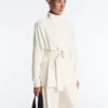 Veste utilitaire longue avec ceinture en sergé Veste utilitaire longue avec ceinture en sergé