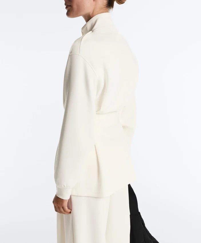 Veste utilitaire longue avec ceinture en sergé Veste utilitaire longue avec ceinture en sergé