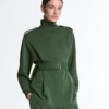 Veste utilitaire longue avec ceinture en sergé Veste utilitaire longue avec ceinture en sergé