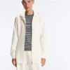 Veste utilitaire longue avec ceinture en sergé Veste utilitaire longue avec ceinture en sergé