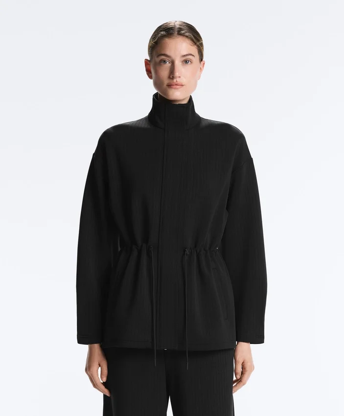 Veste utilitaire longue en modal Soft Touch Veste utilitaire longue en modal Soft Touch