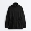 Veste utilitaire longue en modal Soft Touch Veste utilitaire longue en modal Soft Touch