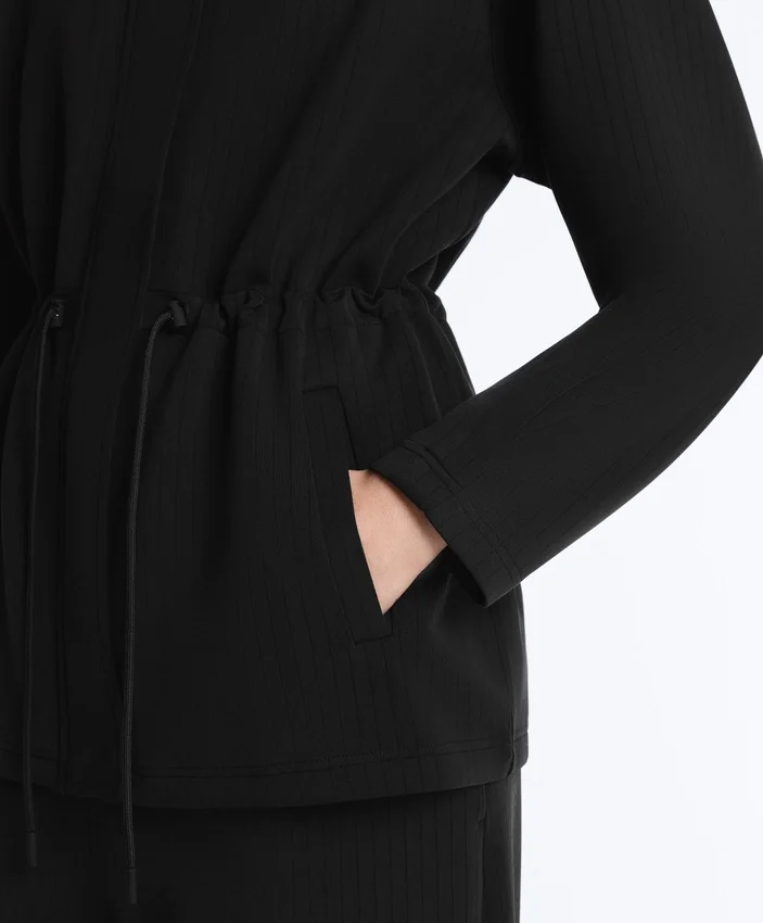 Veste utilitaire longue en modal Soft Touch Veste utilitaire longue en modal Soft Touch