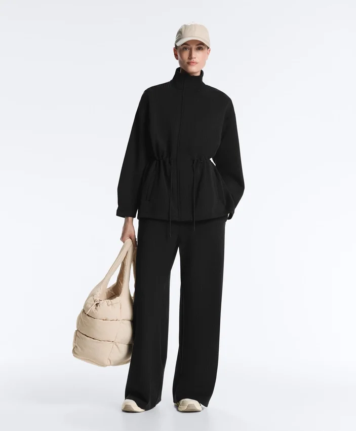 Veste utilitaire longue en modal Soft Touch Veste utilitaire longue en modal Soft Touch