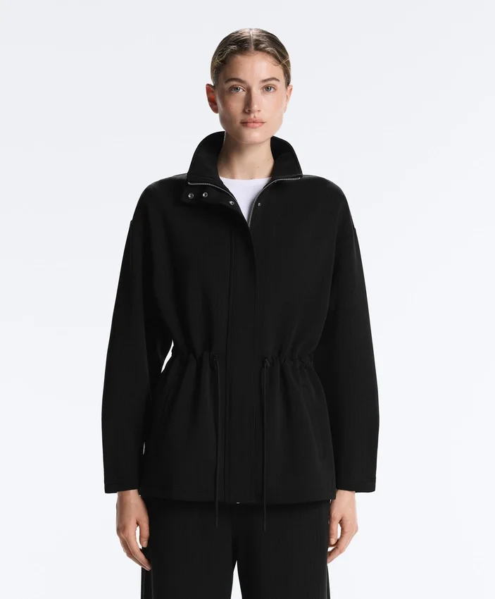 Veste utilitaire longue en modal Soft Touch Veste utilitaire longue en modal Soft Touch
